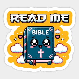 Read Me (The Bible) - Kawaii Japanese Art Sticker